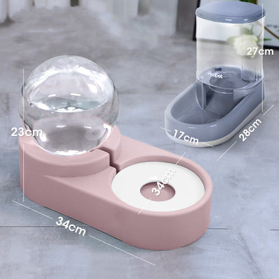 Bubble Ball Pet Dog Bowls Fountain Cat Food Automatic Feeder