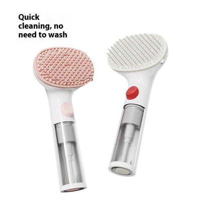 3 In 1 Pet Steam Brush Pet Cleaning Adjustable Comb