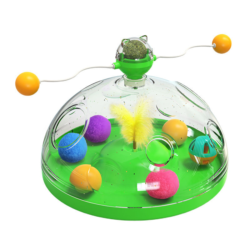 Moulin à vent Meows - Jouets amusants pour chats - Jouets éducatifs multifonctionnels et interactifs pour animaux de compagnie