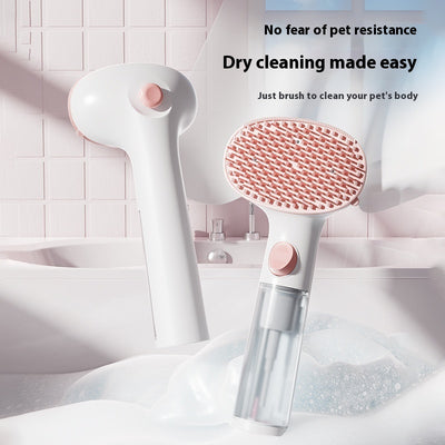 3 In 1 Pet Steam Brush Pet Cleaning Adjustable Comb