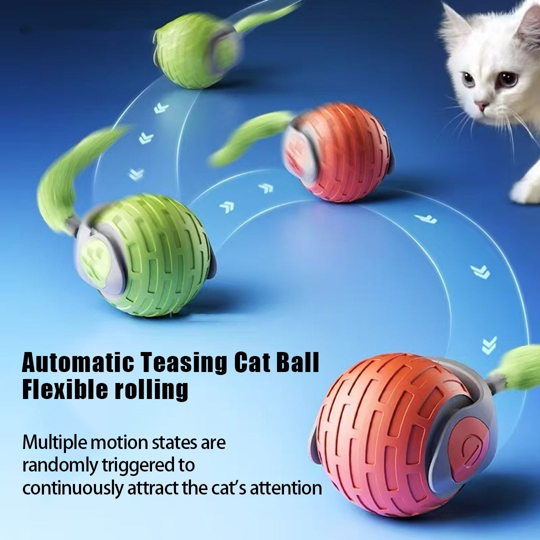 New Interactive Ball Auto Electric Rolling Ball Toys For Cat Kitty Pets