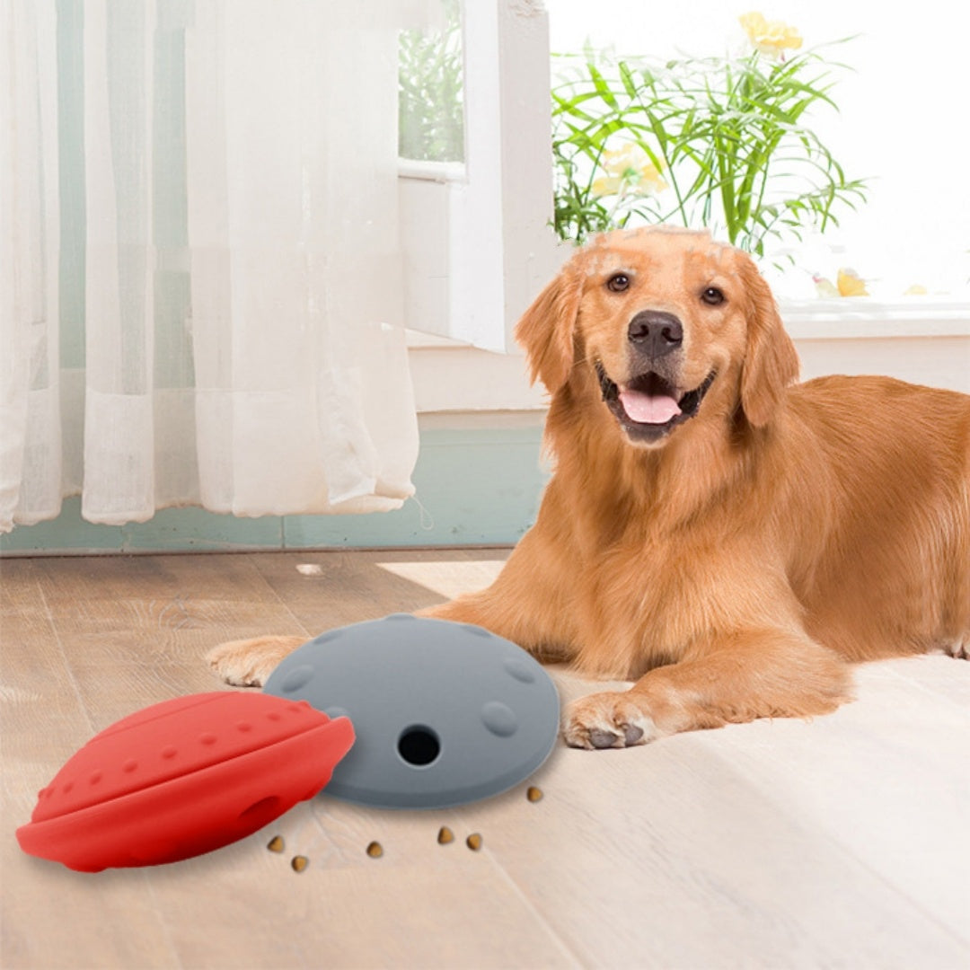 Jouets de table lents en silicone résistant aux chutes pour animaux de compagnie